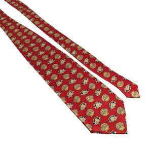 Baijian Sizhi Mens Necktie Tie Vintage Designer Accessory Work Shell Fish